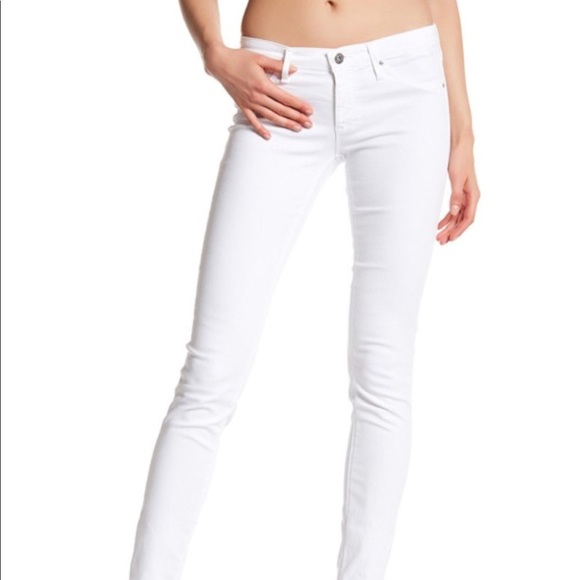 Ag Adriano Goldschmied Pants - AG “The Legging” Style Jeans In White